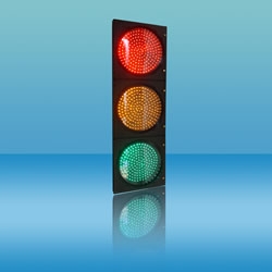 200mm three unit screenful combination of the LED traffic lights