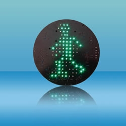 Dynamic green man lights light board